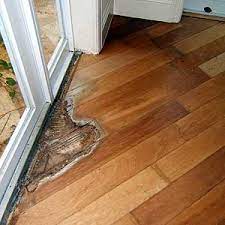 water damaged hardwood floors time