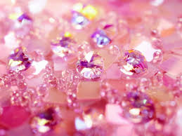 a dazzling pink diamond