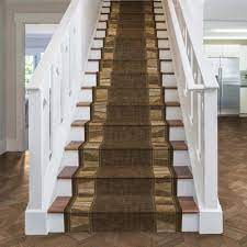 alba dark brown stair carpet runner