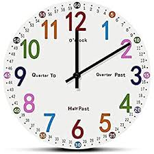 Silent Wall Clock Non Ticking 12 Inch