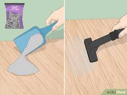 how to clean oil off a wood floor