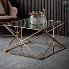 Parmost Clear Glass Coffee Table With