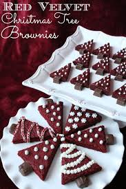 The cutest christmas brownies ideas. Red Velvet Christmas Tree Brownie Recipe Recipe Christmas Treats Christmas Brownies Christmas Tree Brownies