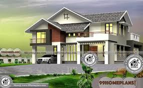 Two Story 4 Bedroom House Plans With 3d