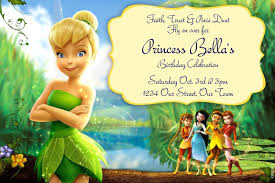 Free Tinkerbell Birthday Invitation Templates Birthdays