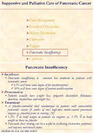 palliative care of pancreatic cancer