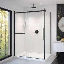 Maax Vela Corner Sliding Shower Door
