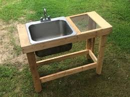 Building Outdoor Sink Diy