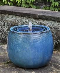 Boden Fountain Mediterranean Blue