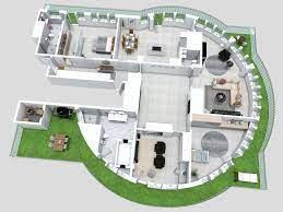 Circular House Floor Plan