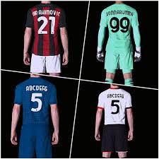 Ac milan has beautiful dream league soccer 2021 kits. Pes 2017 Ac Milan Leaked Kits 2020 2021