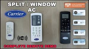 how to use carrier ac remote demo 2022