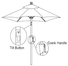 Round Market Umbrella Instruction Manual