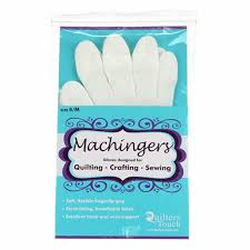 Machingers Gloves By Quilters Touch Choose Your Size Use These For Free Motion Quilting At A Stand Alone Machine