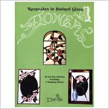 Keepsakes In Stained Glass Flowers Book