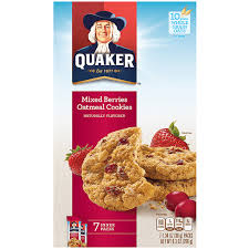 quaker oat granola mixed berry cookies