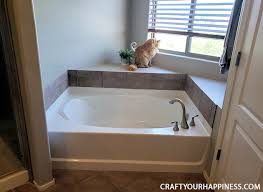 beautiful removable bathtub cover