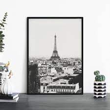 Eiffel Tower Paris Print Wall Art A4 A3