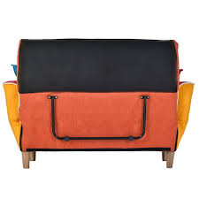 Modern Colorful Sleeper Sofa Loveseat