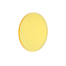 Bright Yellow Color Glass Light Filter