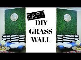Easy Diy Faux Grass Wall Glam Up Any