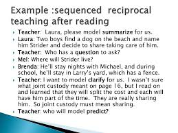 ppt reciprocal teaching strategies