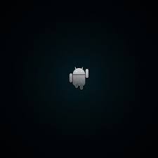 android logo black wallpaper sc