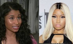 nicki doesn t look as polished as she is with full make up on but she still looks naturally beautiful