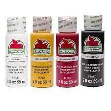 Apple Barrel Acrylic Paint Set 4