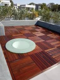 Outdoor Wooden Deck For Floor And Wall