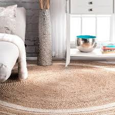 square braided border indoor area rug