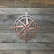 Metal Compass Rose Nautical Wall Art