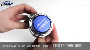 Turbosmart Comp Gate40 40mm External Wastegate 7 Psi Black Blue