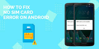 If no sim card detected error is caused by a software issue, sometimes simply restarting the phone can fix the problem. No Sim Card Detected Error On Android Fixed Free Tips And Tricks