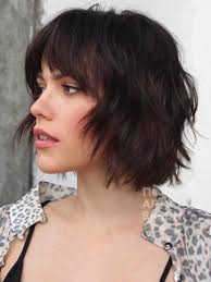 Super short bangs together with medium length layered haircuts will flatter those ladies who like to stand out from the crowd. 27 Short Hairstyles To Try In 2021 Short Hair Styles Hair Styles Short Hair With Bangs