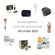 unique christmas gifts under 25