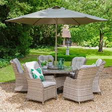 Laith Outdoor 6 Seater Dining Set With