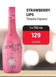 strawberry lips tequila liqueur offer