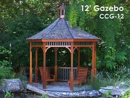 Cedar Gazebo Garden Structures