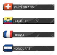 Group Of Empty Score Charts Switzerland Ecuador France Honduras