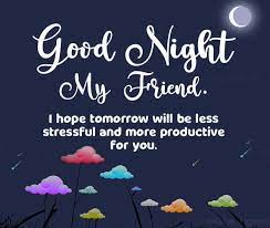 100 best good night wishes for friend