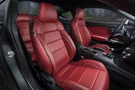 Katzkin Ford Mustang Red Leather