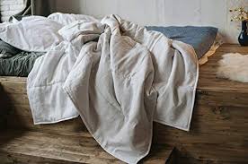 Amazon Com Weighted Blanket Organic Linen And Hemp Blanket Queen S Full Double Royal Quilt Sensory Heavy Blanket Quilt Blanket Light Summer Blanket Handmade