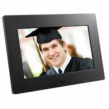 Aluratek ADPF08SF 8 inch LCD Digital Photo Frame - Black for sale online |  eBay