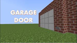 how to make a working garage door