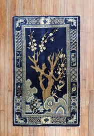 navy blue tree pattern antique chinese