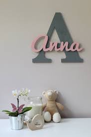 Wooden Letters Baby Nursery Wall