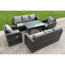 rattan garden furniture set