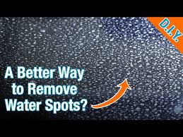 Removing Water Spots