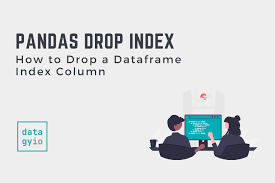pandas drop a dataframe index column
